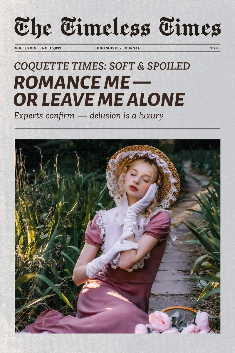Romance Me or Leave Me Alone | Vintage Newspaper Wall Art Poster