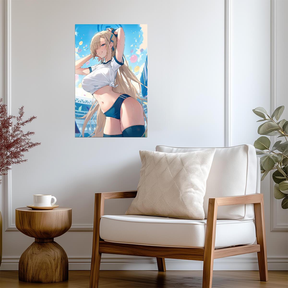 Blue Archive Ichinose Asuna | Video Game Poster | Anime Style Art Print