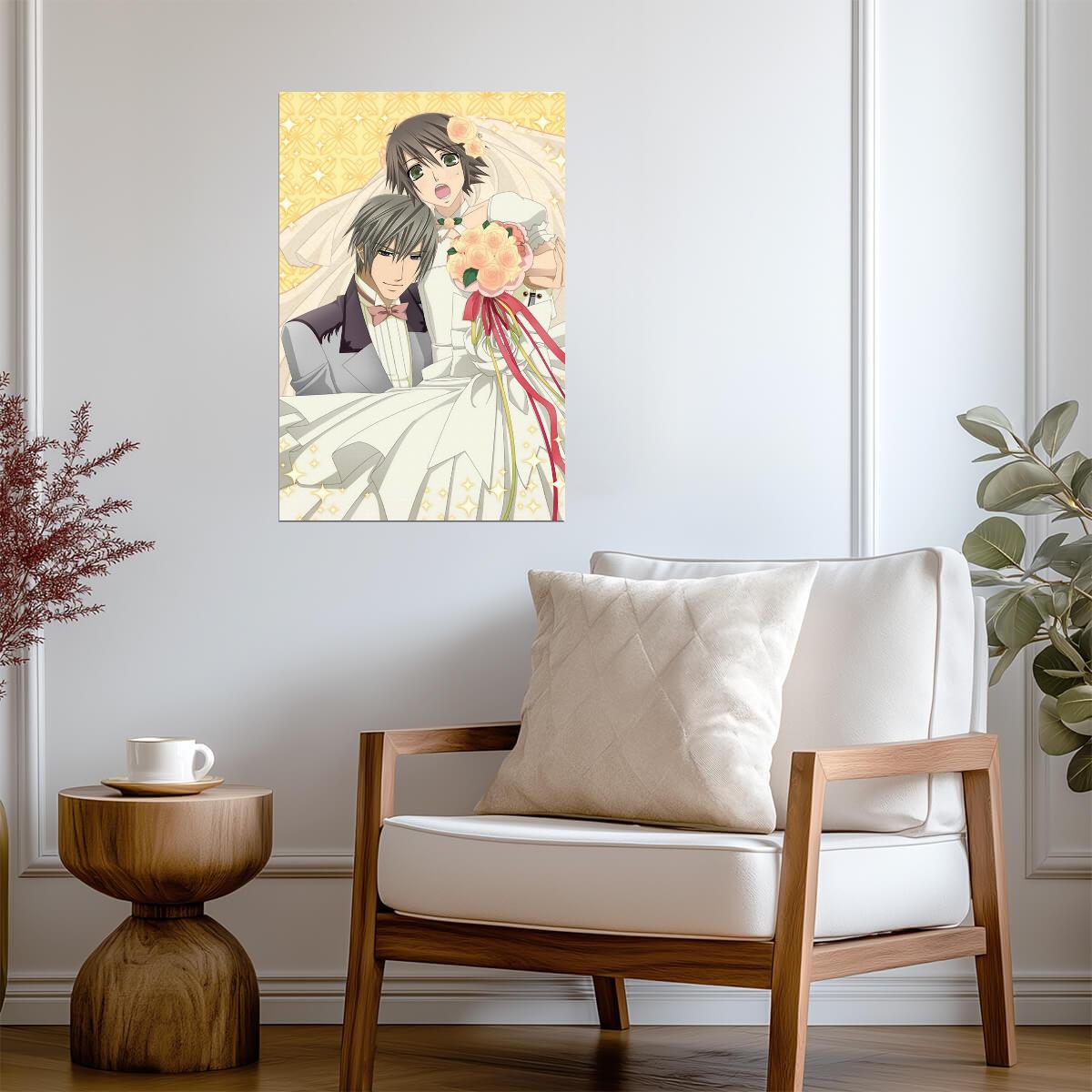 Junjou Romantica Wedding Art | Yaoi Anime Poster | Boys Love (BL) Wall Art
