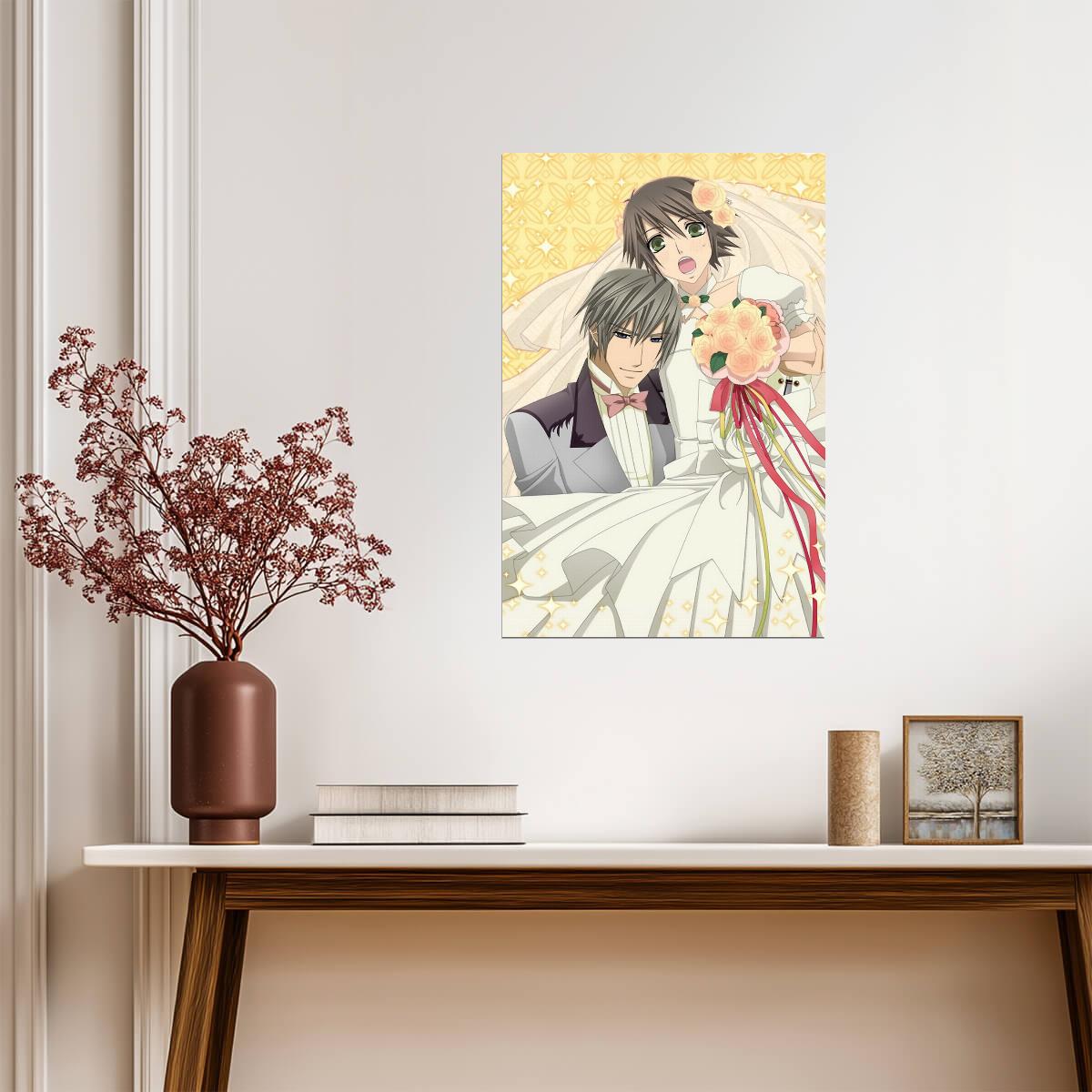Junjou Romantica Wedding Art | Yaoi Anime Poster | Boys Love (BL) Wall Art