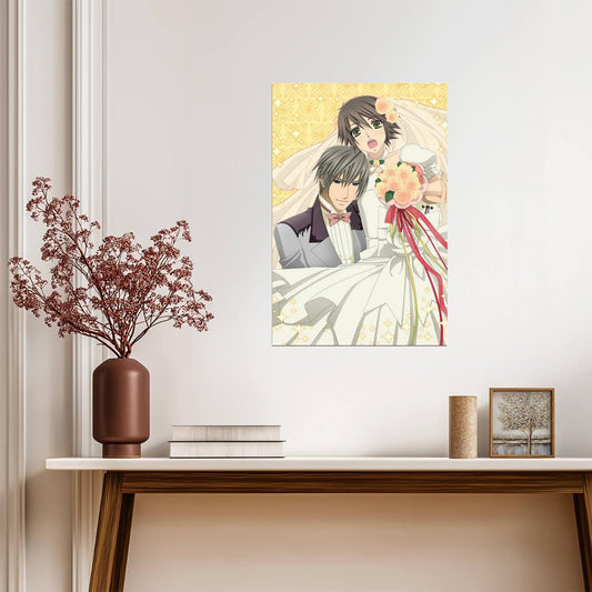 Junjou Romantica Wedding Art | Yaoi Anime Poster | Boys Love (BL) Wall Art