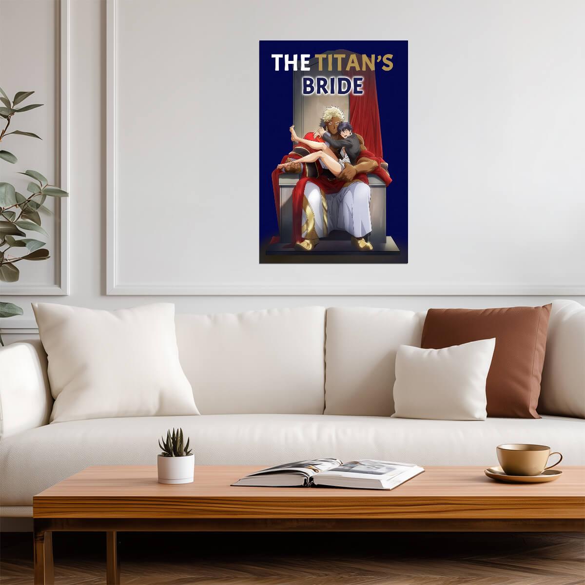 The Titan's Bride Title Logo | Yaoi Anime Poster | Boys Love (BL) Wall Art