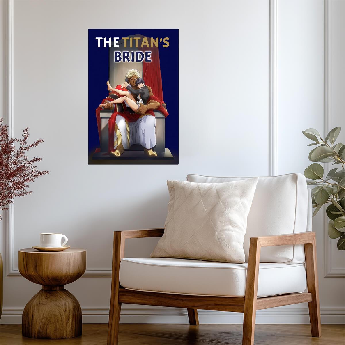 The Titan's Bride Title Logo | Yaoi Anime Poster | Boys Love (BL) Wall Art