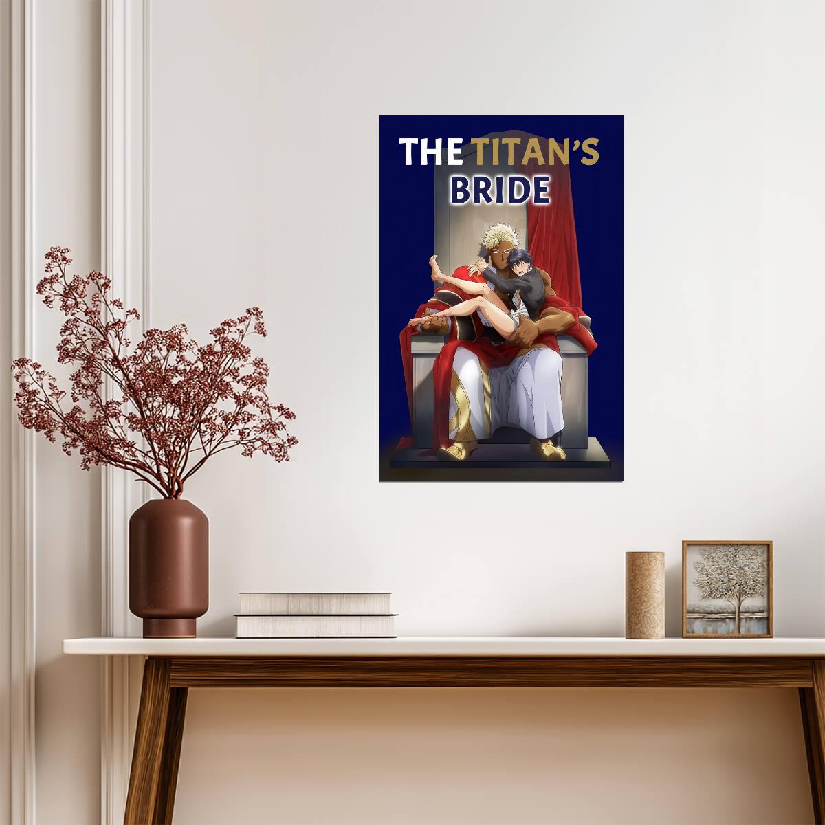The Titan's Bride Title Logo | Yaoi Anime Poster | Boys Love (BL) Wall Art