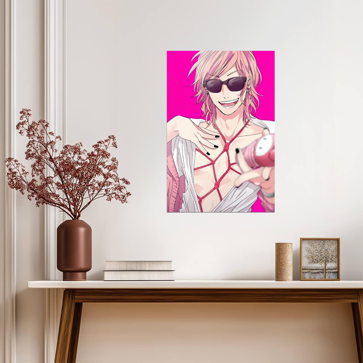 Yarichin Bitch Club Yuri Ayato Unravel | Yaoi Anime Poster | BL Wall Art