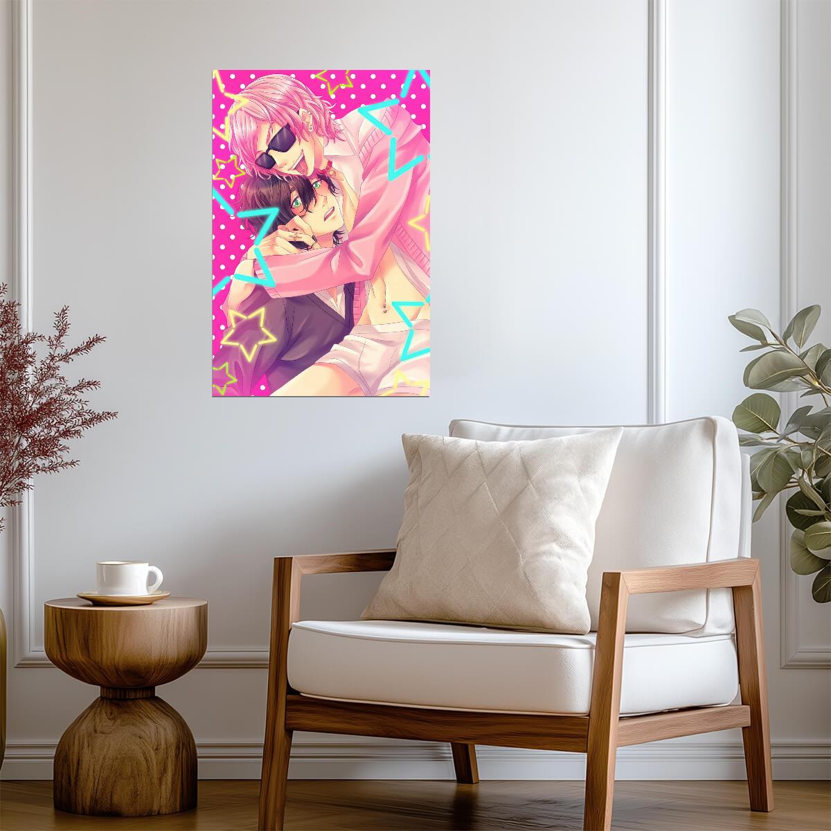 Yarichin Bitch Club Yuri & Toono | Yaoi Anime Poster | BL Wall Art