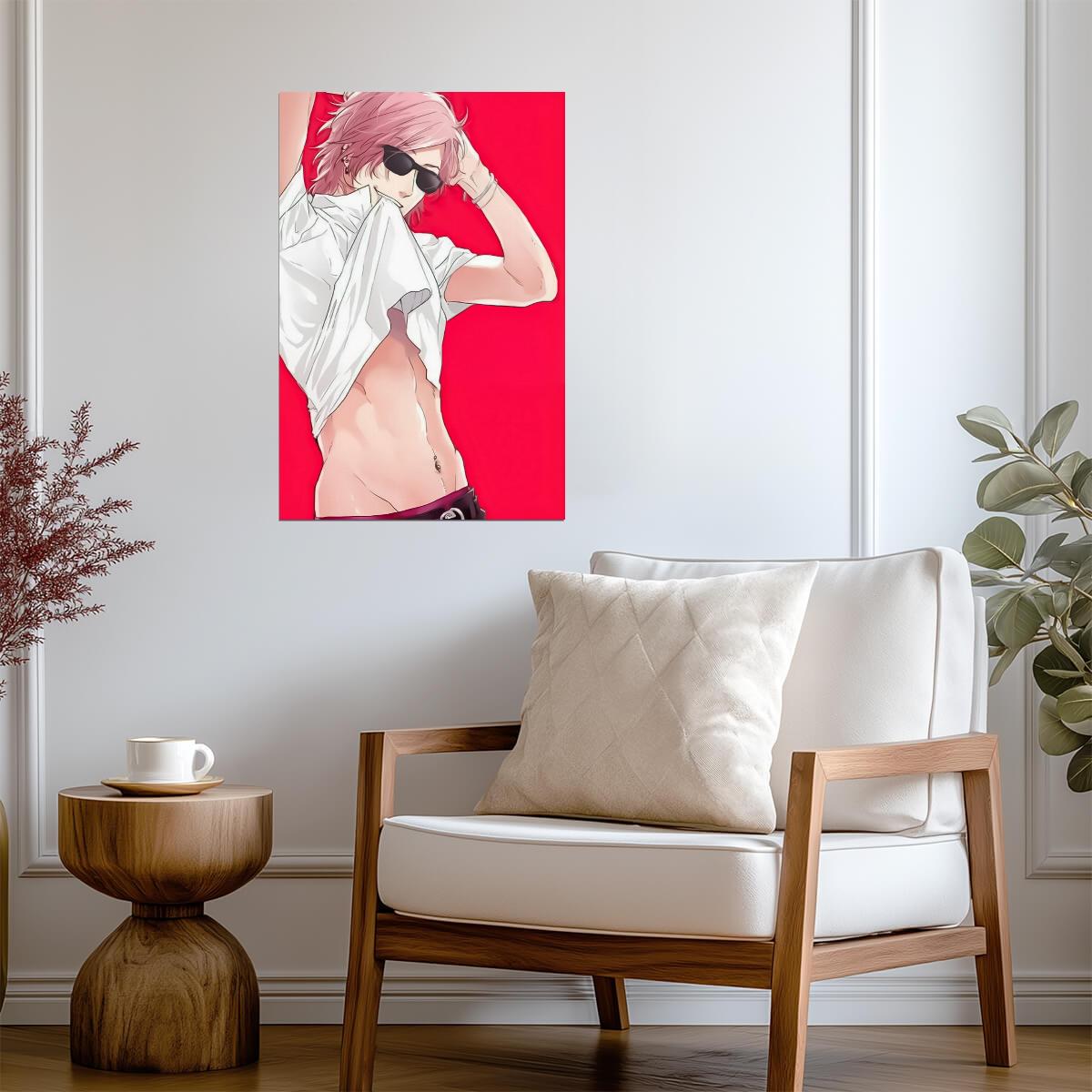 Yarichin Bitch Club Yuri Ayato Abs | Yaoi Anime Poster | BL Wall Art