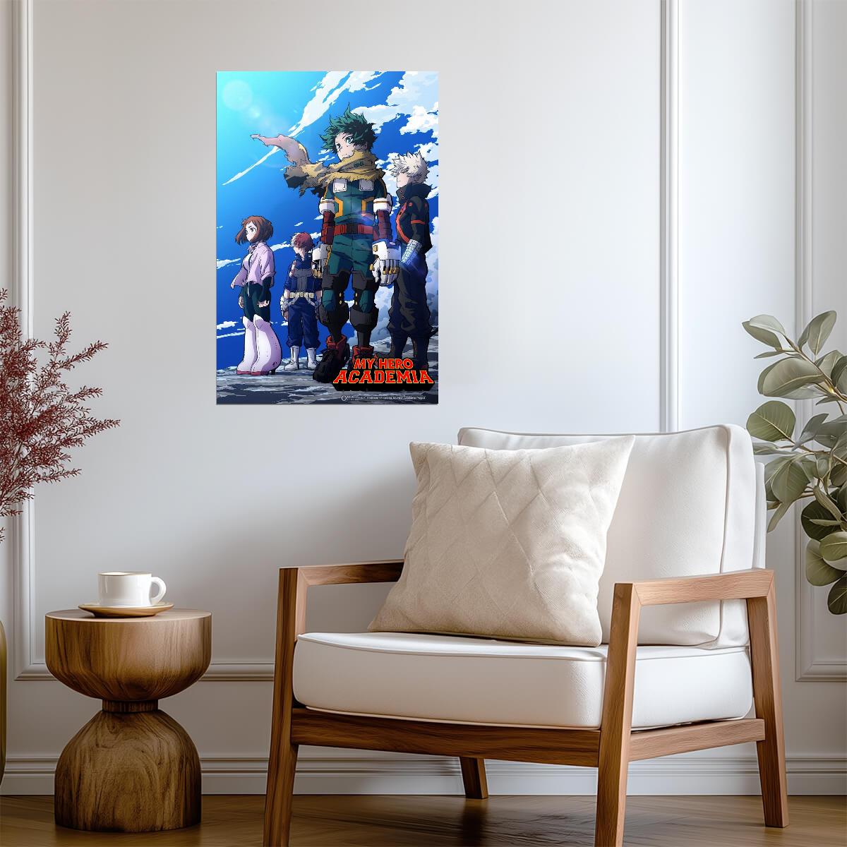 My Hero Academia Class 1-A | MHA Poster | Shonen Superhero Art