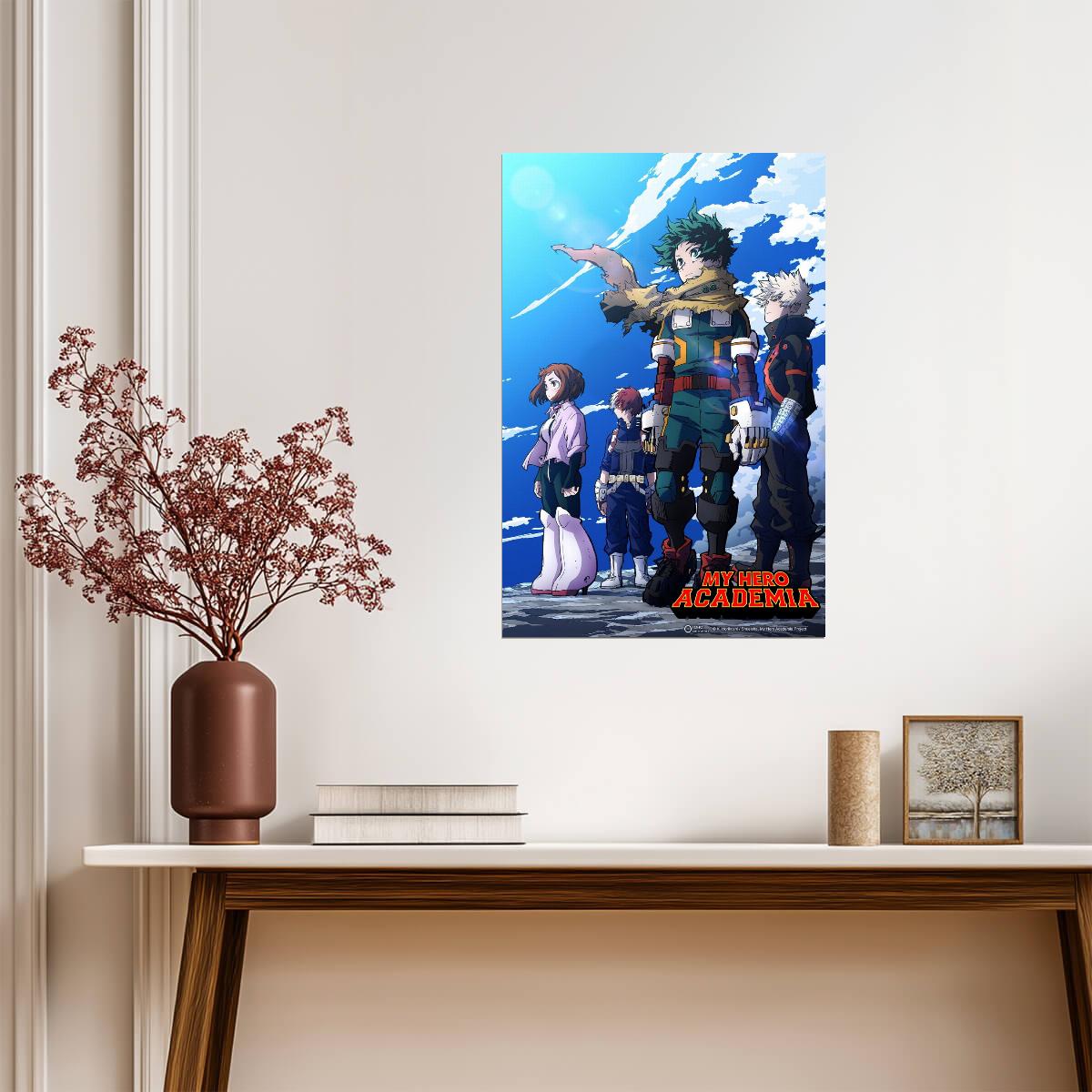 My Hero Academia Class 1-A | MHA Poster | Shonen Superhero Art