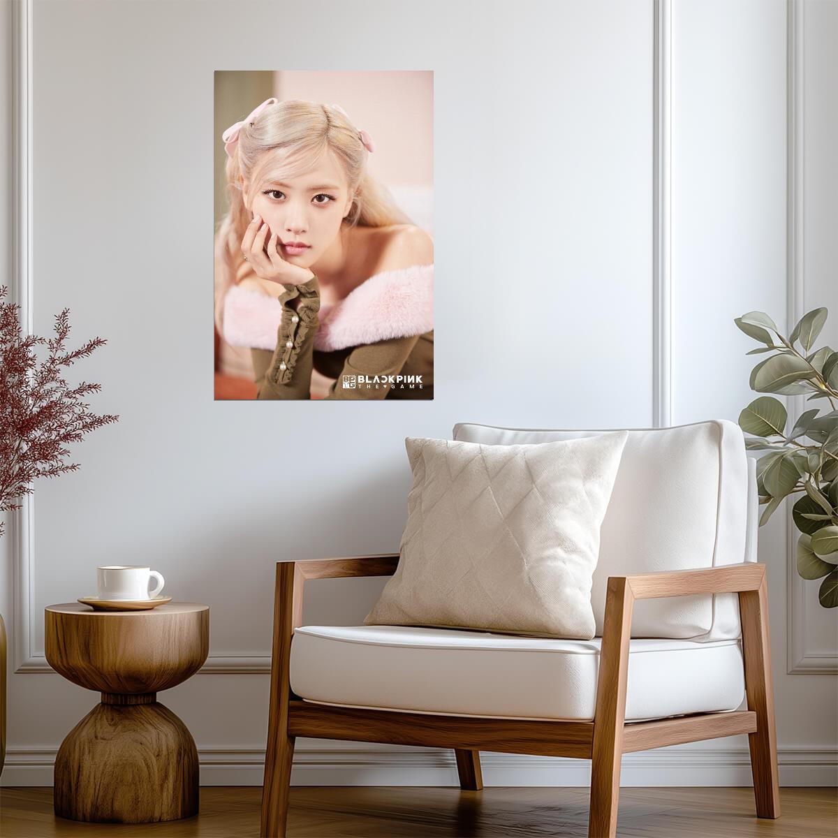 Blackpink Rose | K-Pop Music Poster | Korean Idol Photography