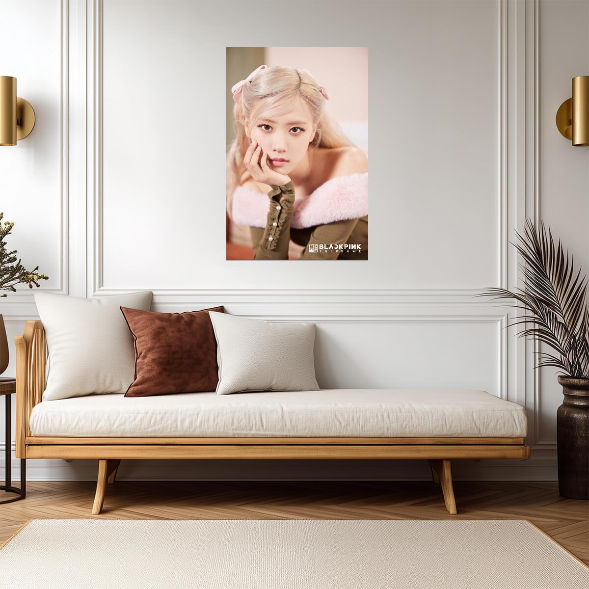 Blackpink Rose | K-Pop Music Poster | Korean Idol Photography