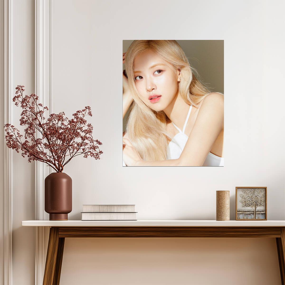 Blackpink Rose | K-Pop Idol Portrait | Music Star Wall Poster