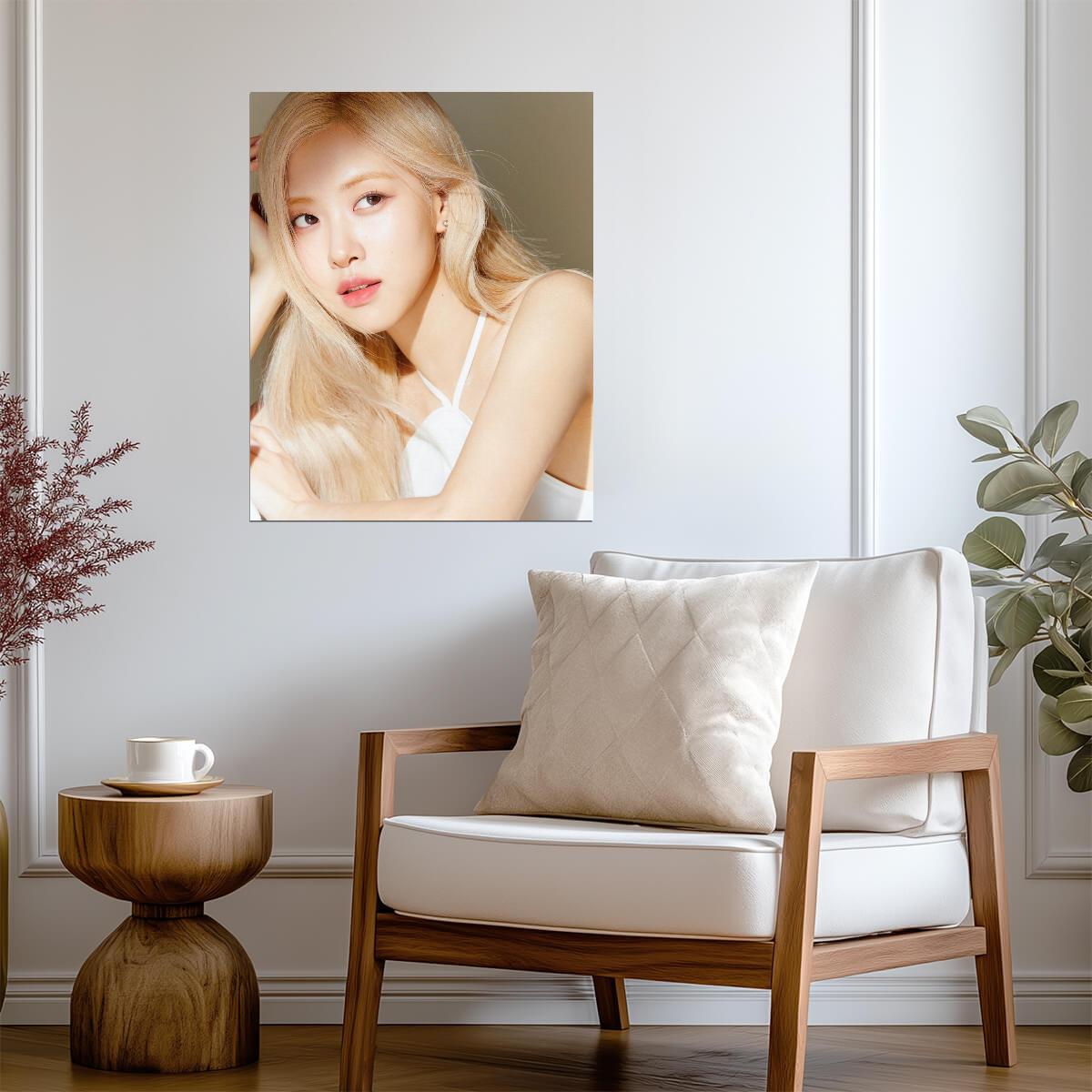 Blackpink Rose | K-Pop Idol Portrait | Music Star Wall Poster