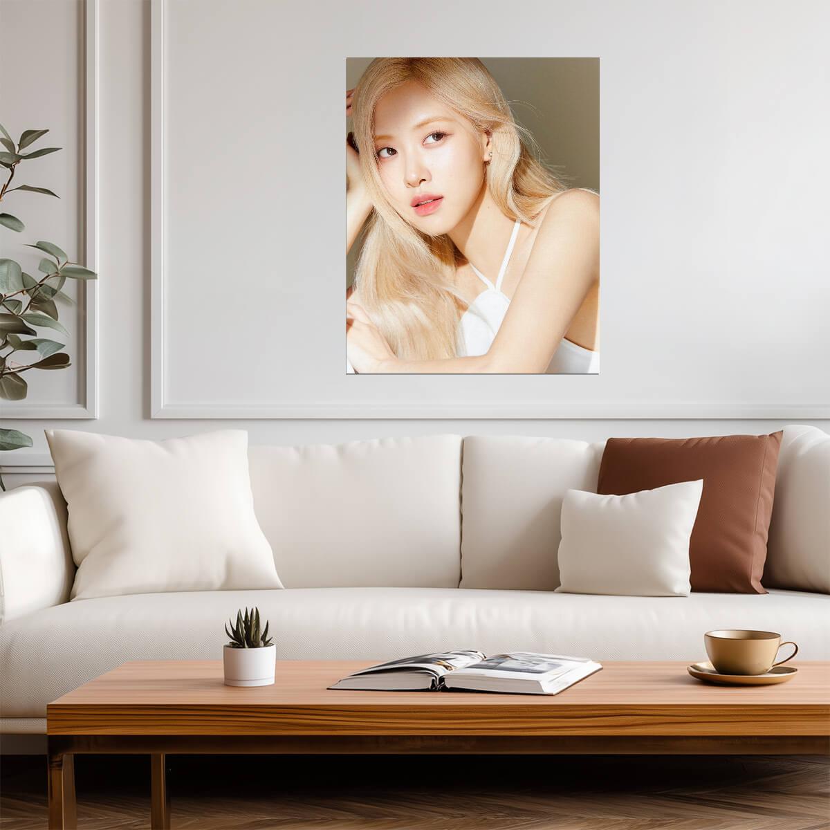Blackpink Rose | K-Pop Idol Portrait | Music Star Wall Poster