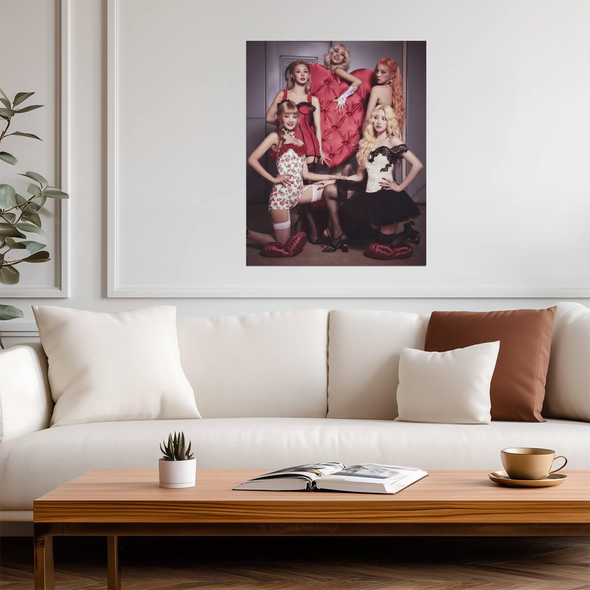 (G)I-DLE | K-Pop Group Poster | I Love Album Concept Art