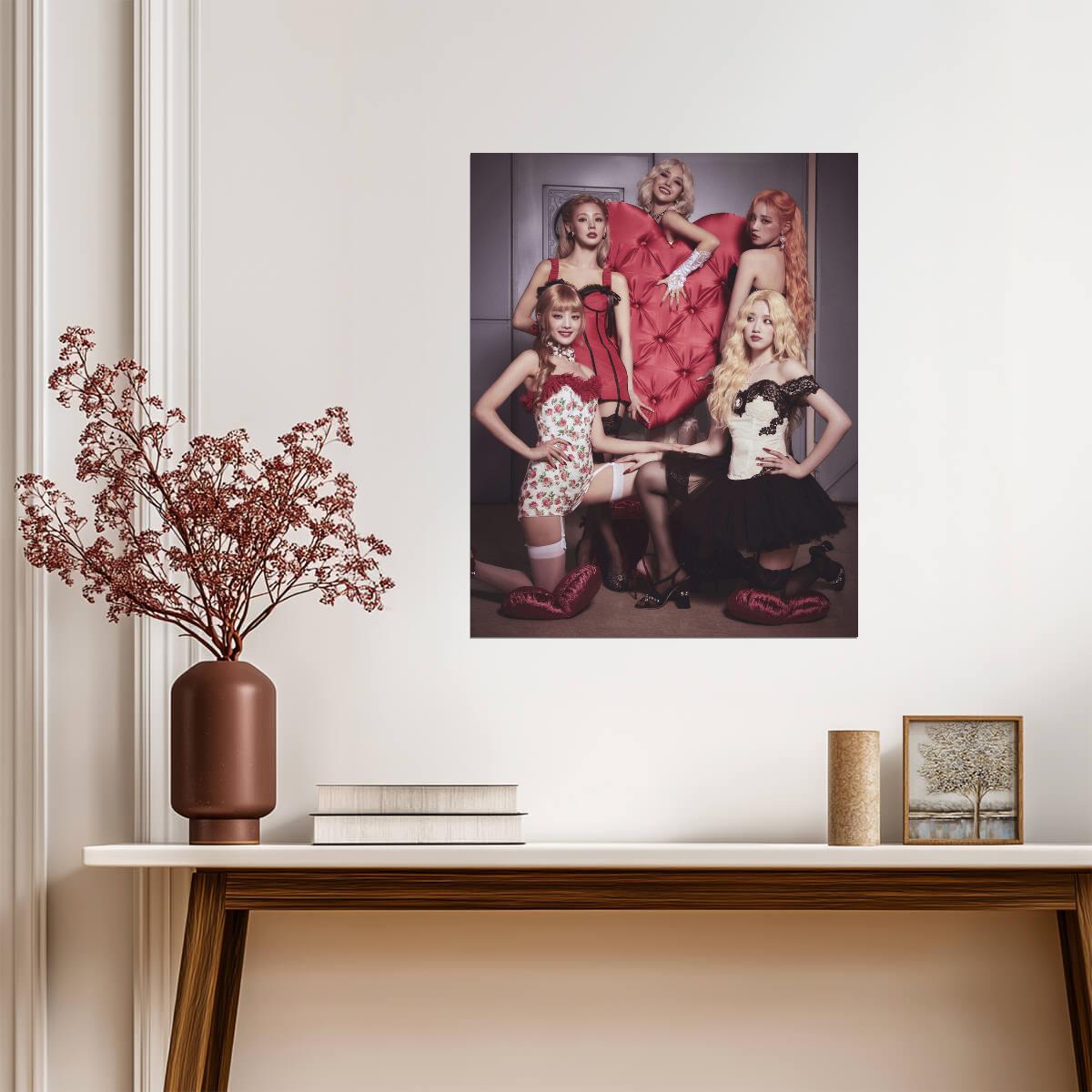 (G)I-DLE | K-Pop Group Poster | I Love Album Concept Art