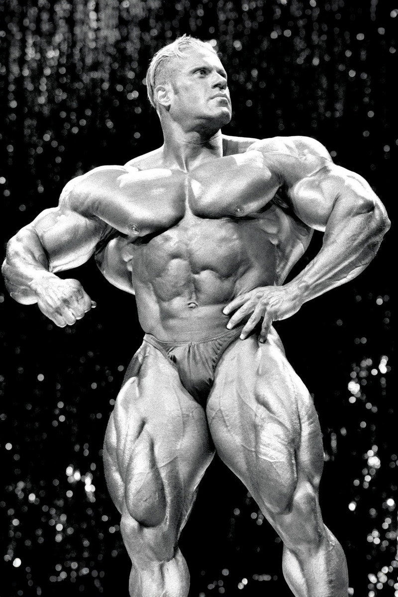 Jay Cutler Mr. Olympia | Bodybuilding Legend Poster | Black and White Photography