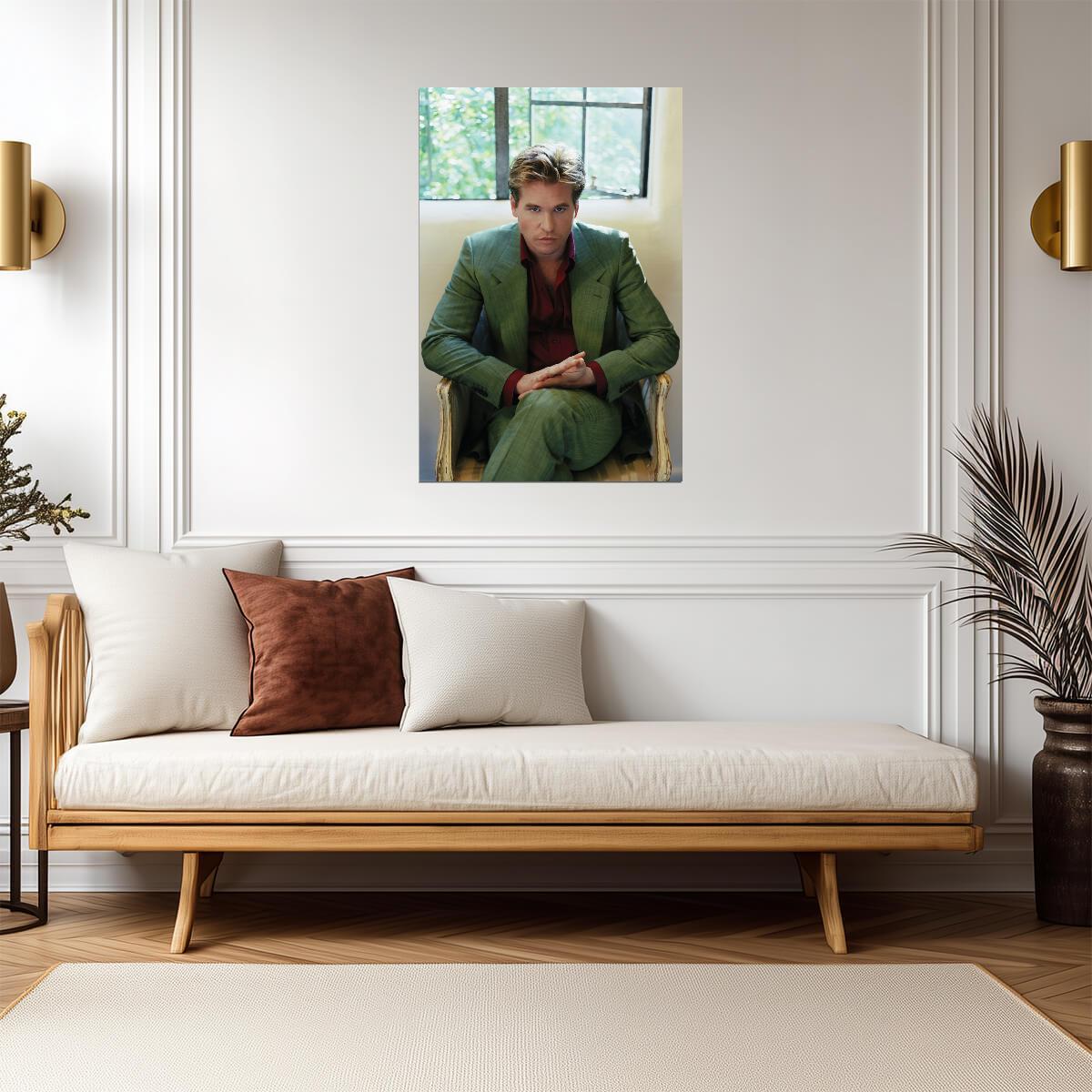 Val Kilmer | 90s Movie Star Portrait | Celebrity Wall Poster