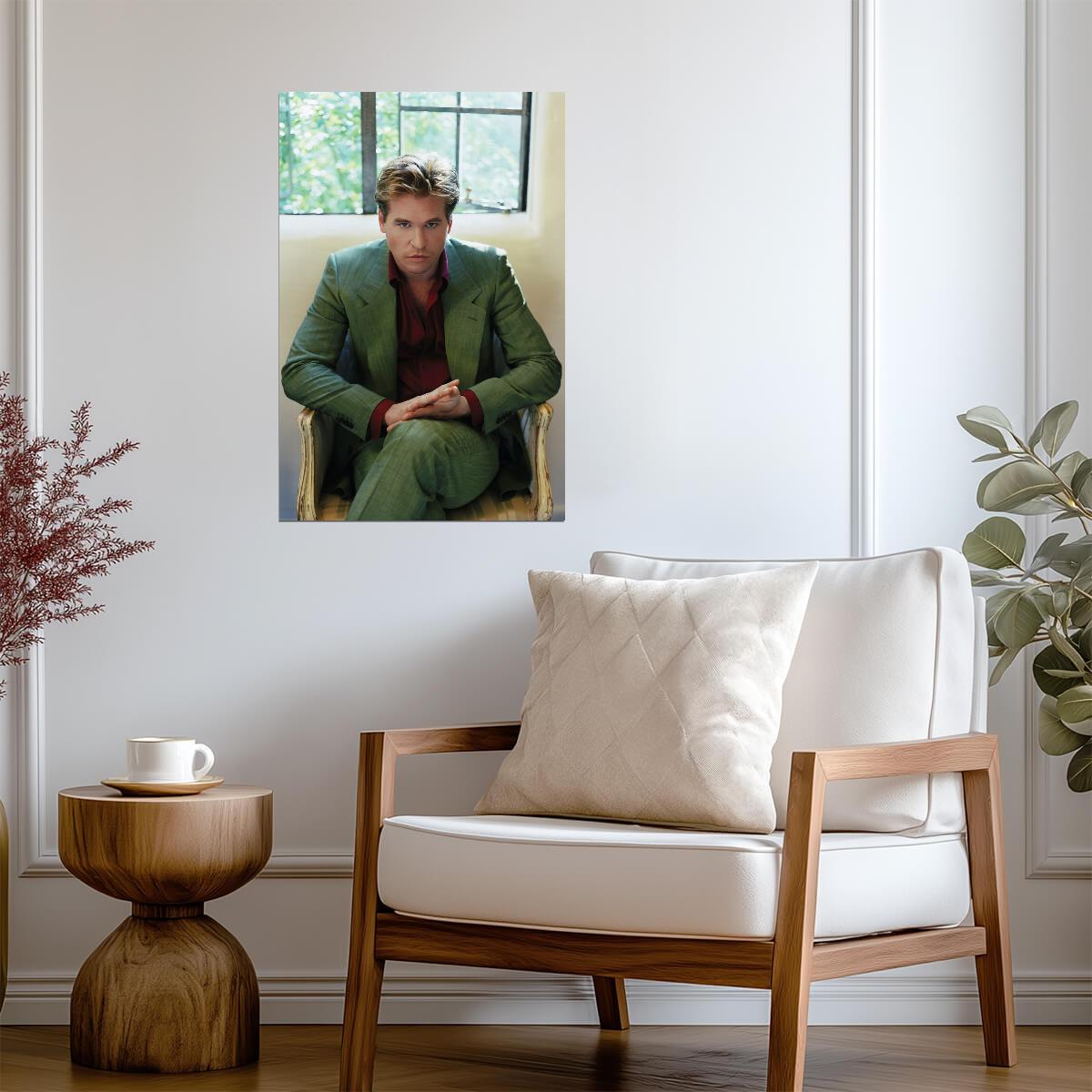 Val Kilmer | 90s Movie Star Portrait | Celebrity Wall Poster