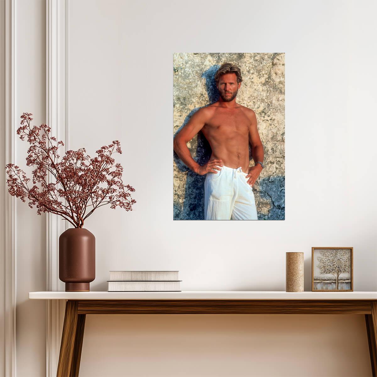 Jeff Bridges 1980s Photo | Movie Icon Poster | Vintage Photography Print