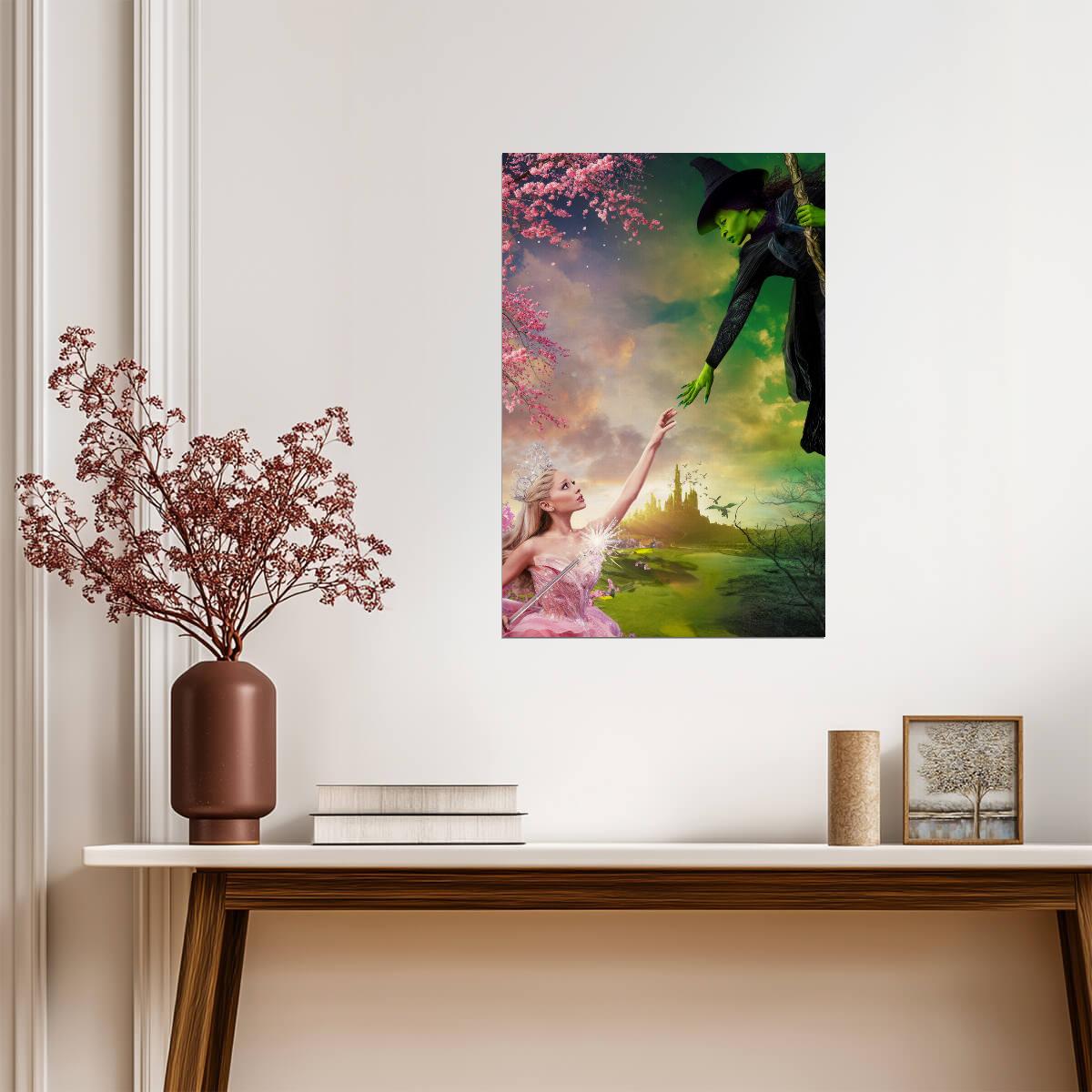 Wicked Movie Poster | Ariana Grande as Glinda | Musical Film Wall Art