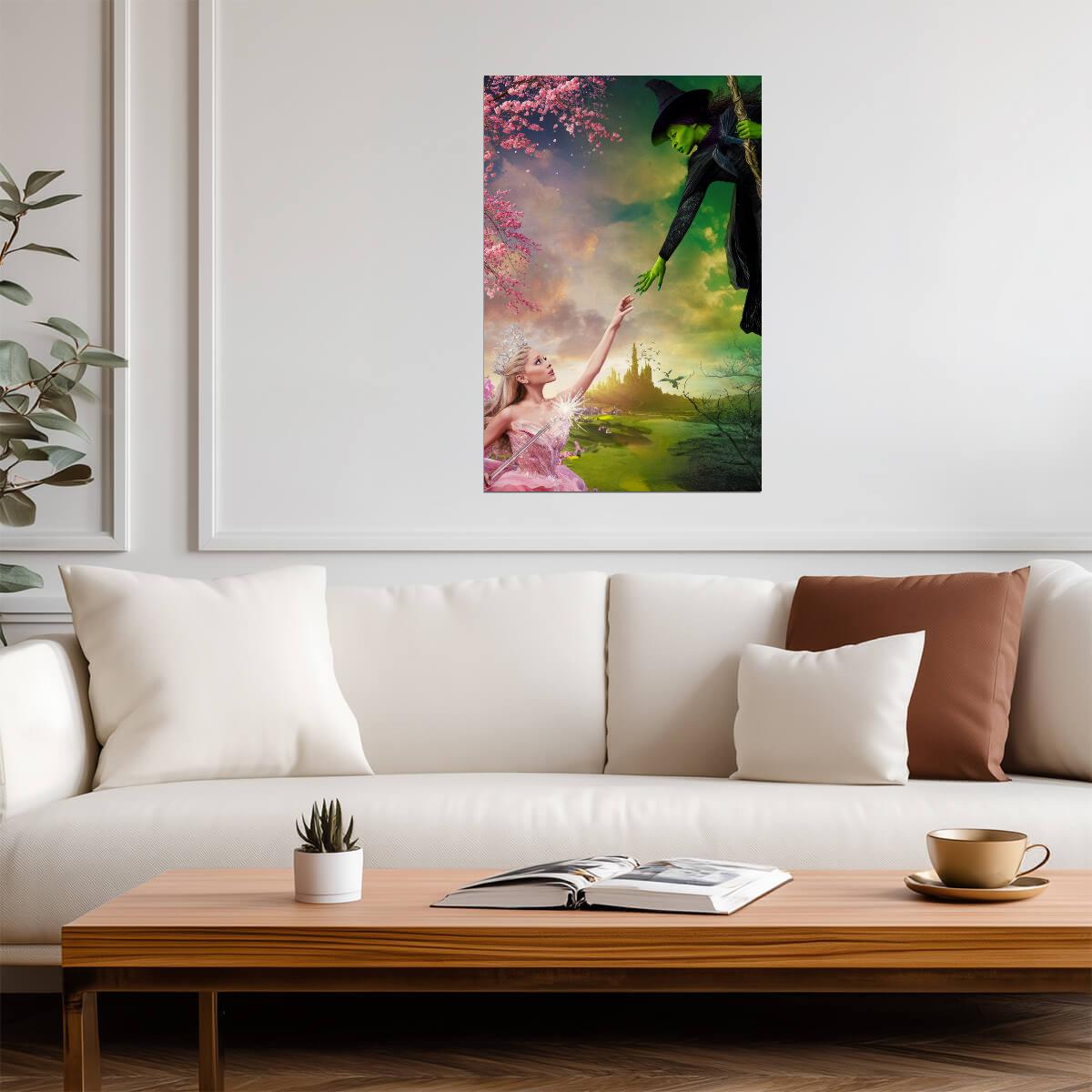 Wicked Movie Poster | Ariana Grande as Glinda | Musical Film Wall Art