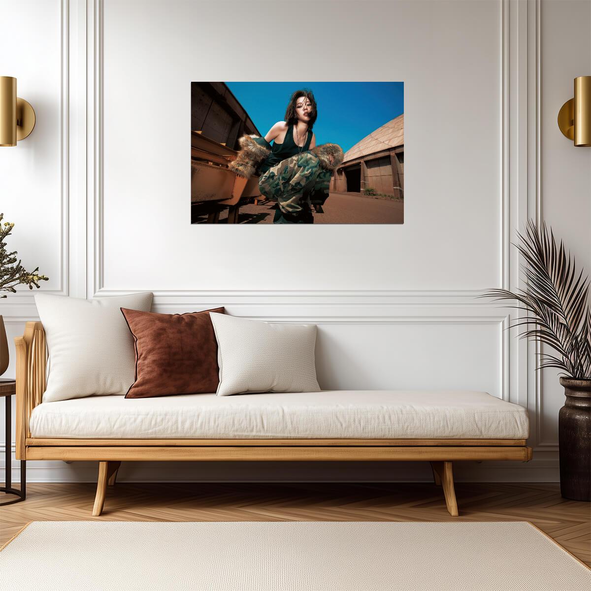 aespa Karina | Dirty Work Art | Music Video Poster - Music Poster