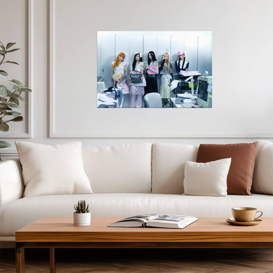 ILLIT Group | Not Cute Concept | Cool K-pop Poster - Music Poster