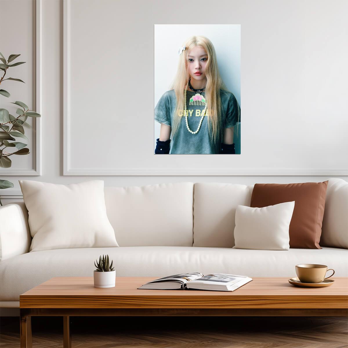 ILLIT Moka | Not Cute Poster | Super Real Me Decor - Music Poster