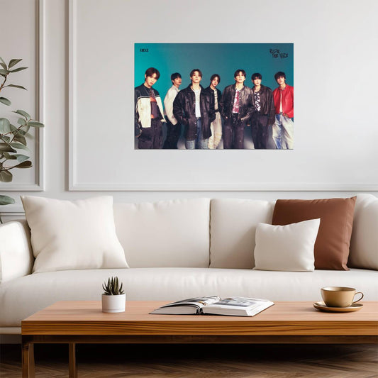 NEXZ Group | Ride The Vibe Poster | Debut Album Art - Music Poster