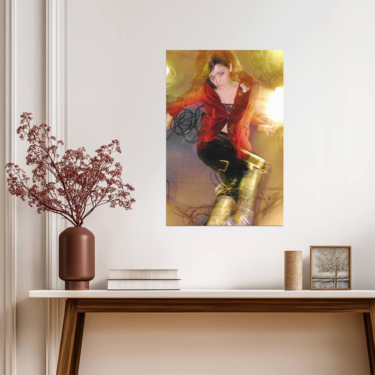 aespa NingNing | Rich Man Photo | Warm Tone Poster - Music Poster