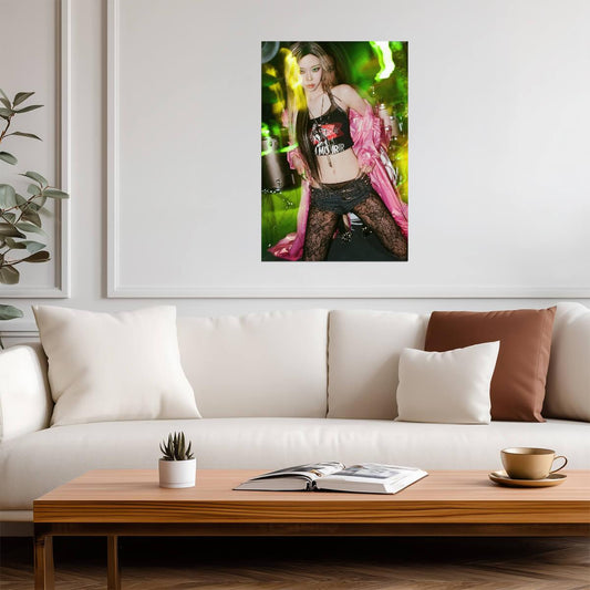 aespa Winter | Rich Man Poster | Energy Concept Decor - Music Poster