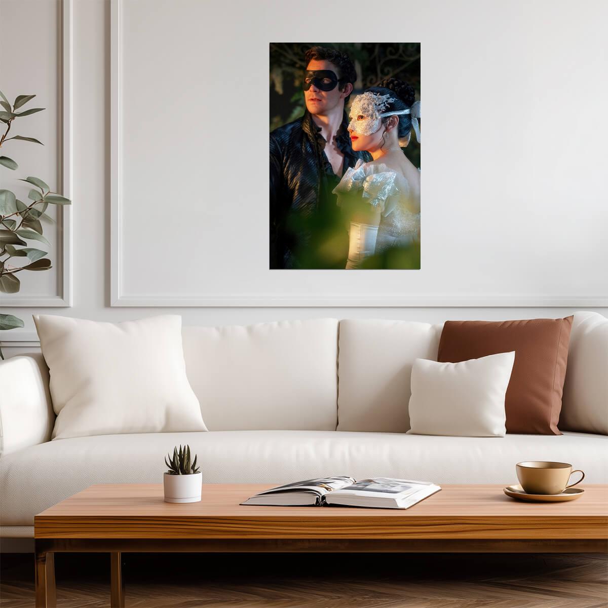 Bridgerton Season 4 Benedict & Sophie Masked Ball | TV Show Poster | Romantic Period Drama Art - Movies & TV Poster