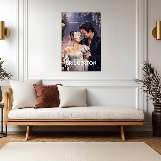 Bridgerton Season 4 Benedict & Sophie | TV Show Poster | Classic Regency Decor - Movies & TV Poster