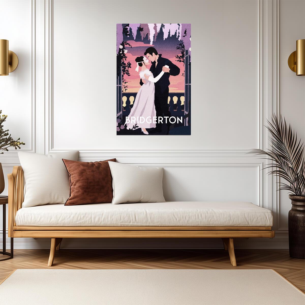 Bridgerton Season 4 Illustration | Benedict & Sophie Poster | Fan Art - Movies & TV Poster