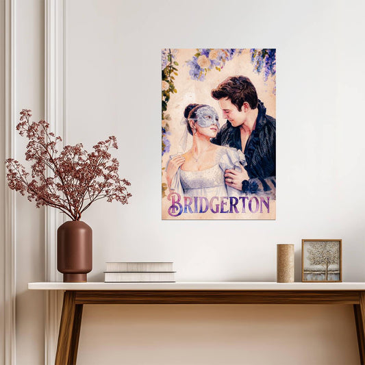 Bridgerton Season 4 Watercolor Illustration | Fan Art Poster | Benedict & Sophie - Movies & TV Poster