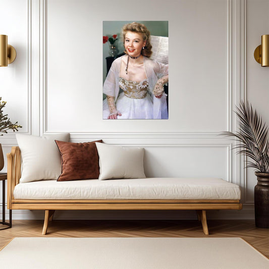 Vera-Ellen Portrait | Fine Art Photography Poster | Retro Movie Star Print - Celebrities Poster