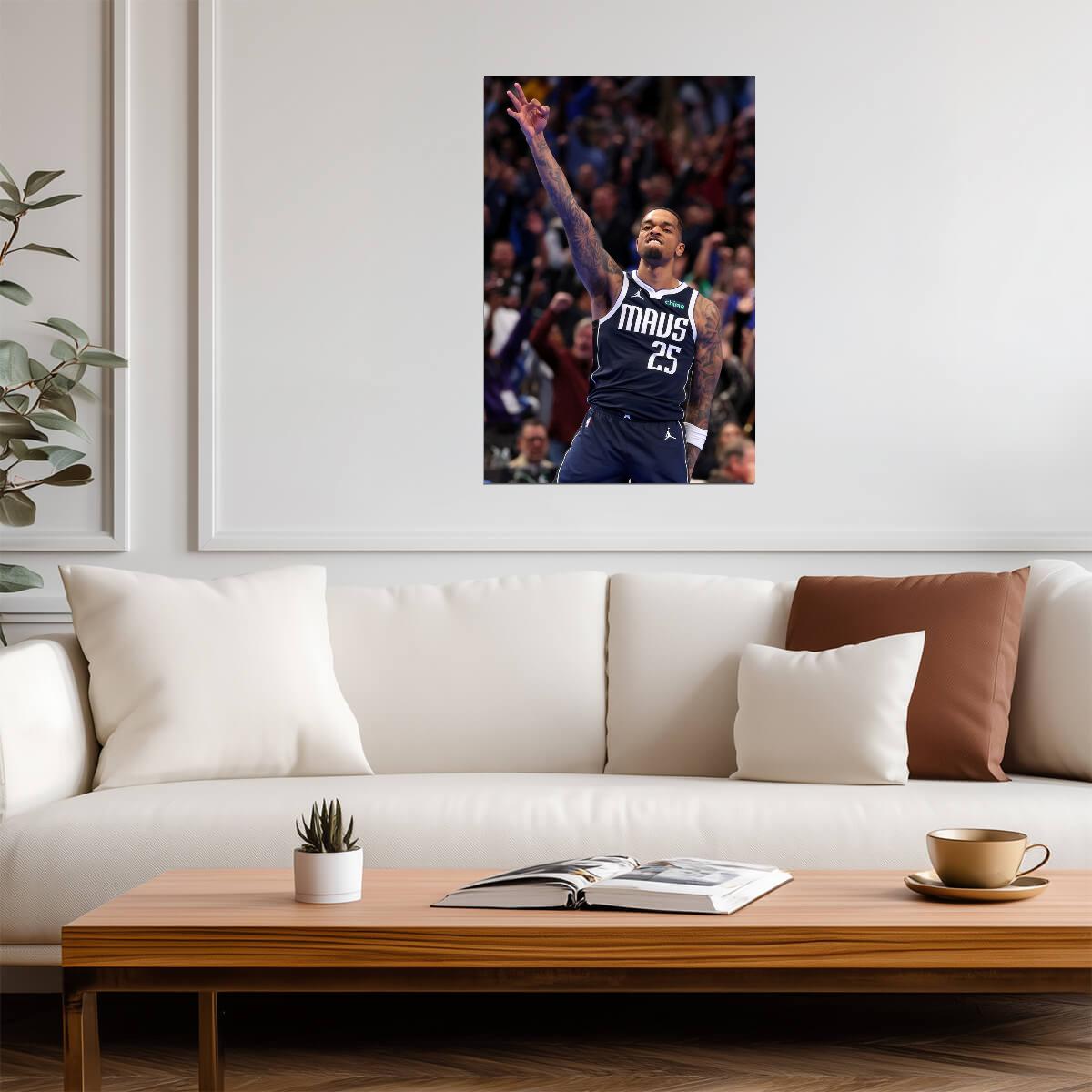 P.J. Washington Dallas Mavericks | Basketball Poster | Sports Wall Decor - Sports Poster