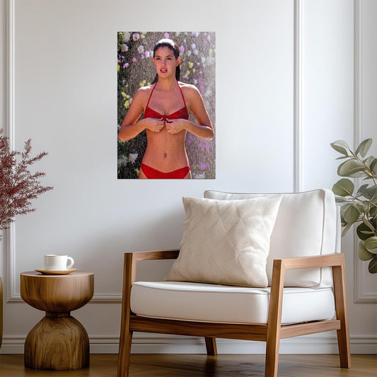 Phoebe Cates in Red Bikini | Fast Times Movie Poster | Moving In Stereo 80s Scene High Res - Celebrities Poster