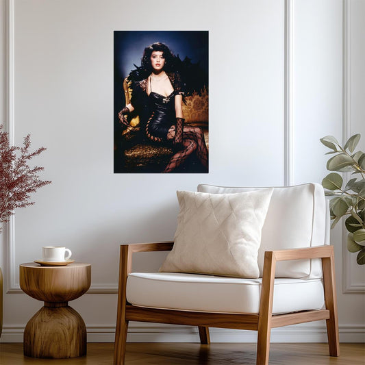 Lace Phoebe Cates Black Outfit | Movie Poster | 80s Retro Dramatic Art - Celebrities Poster