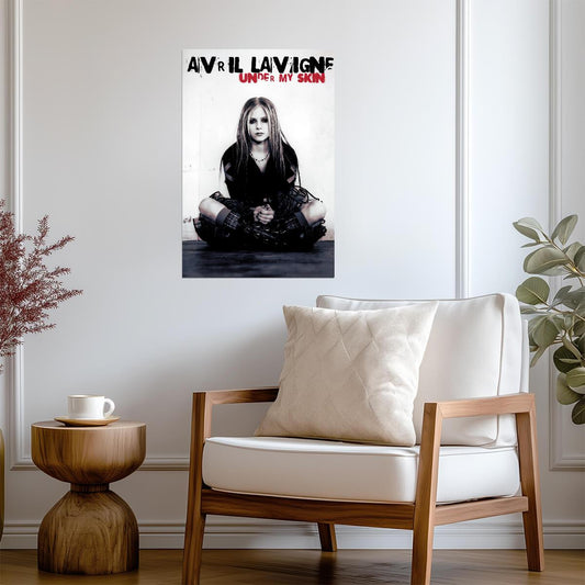Avril Lavigne Under My Skin Album | Music Poster | 2000s Nostalgic Wall Art - Music Poster