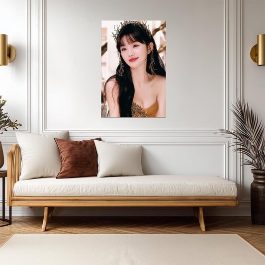 Tian Xi Wei Fantasy Portrait Poster | Actress Wall Art Print - Celebrities Poster