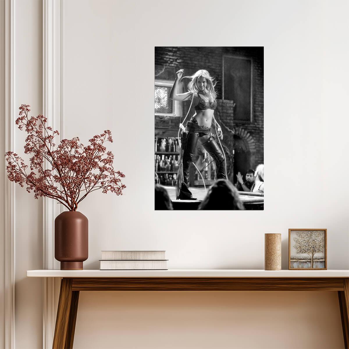Jessica Alba Stage Poster | Sin City 2005 Movie Wall Art Print - Celebrities Poster