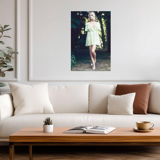 Goldie Hawn in Baby Doll Dress Poster | Outdoor Wall Art Print - Celebrities Poster