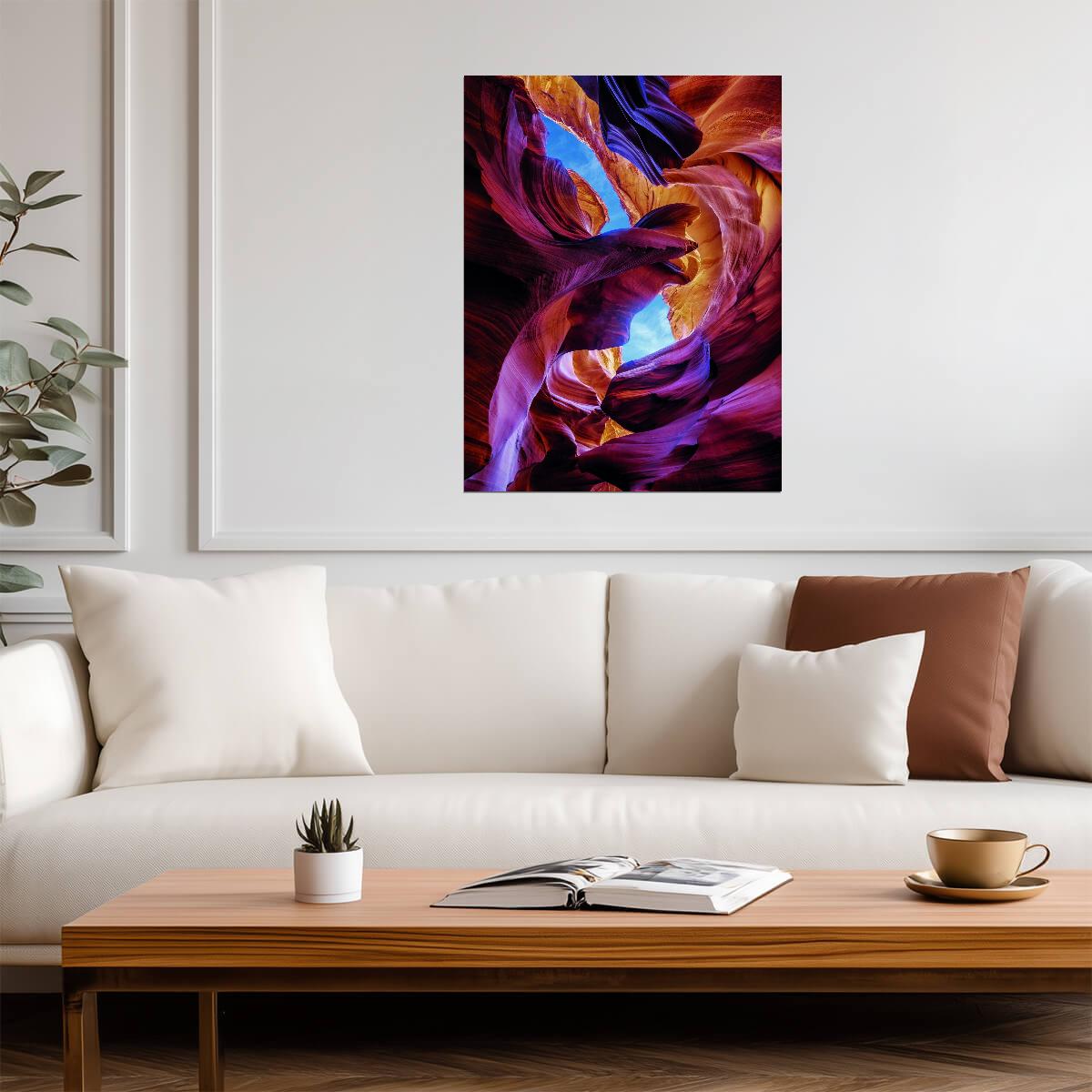 Colorful Abstract Shapes | Vibrant Modern Art Print | Contemporary Wall Poster