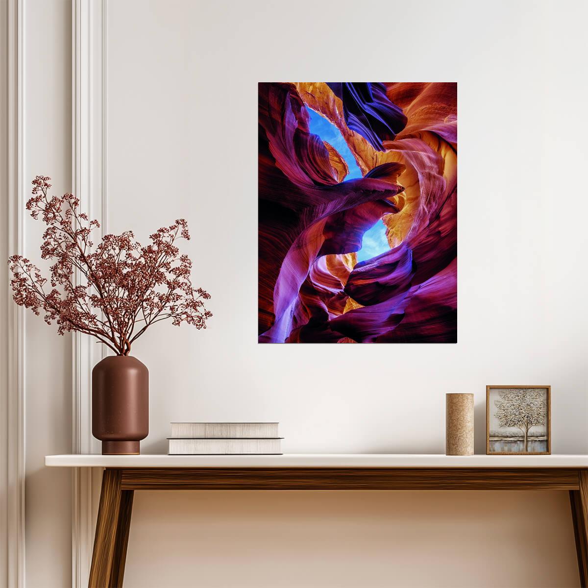 Colorful Abstract Shapes | Vibrant Modern Art Print | Contemporary Wall Poster