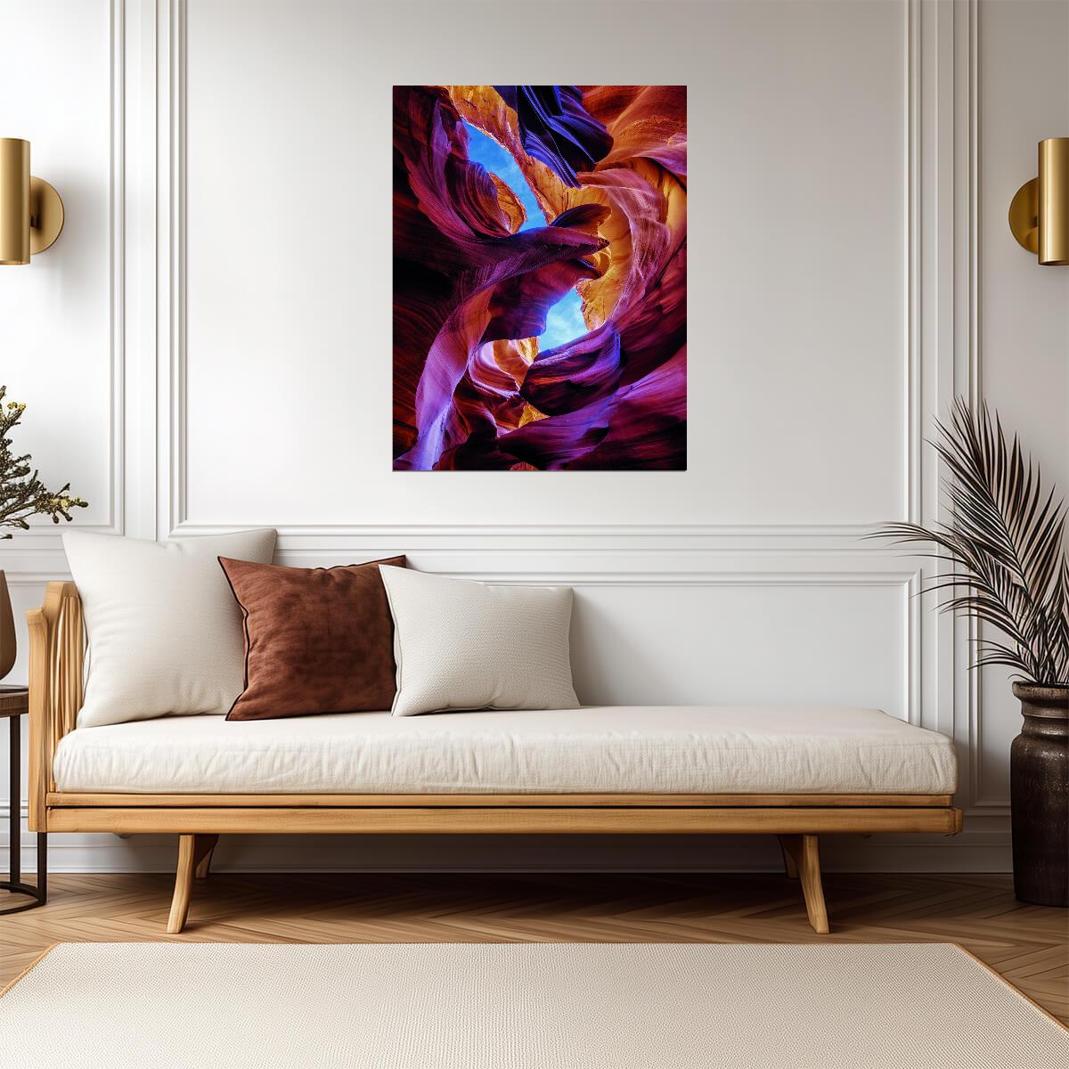 Colorful Abstract Shapes | Vibrant Modern Art Print | Contemporary Wall Poster