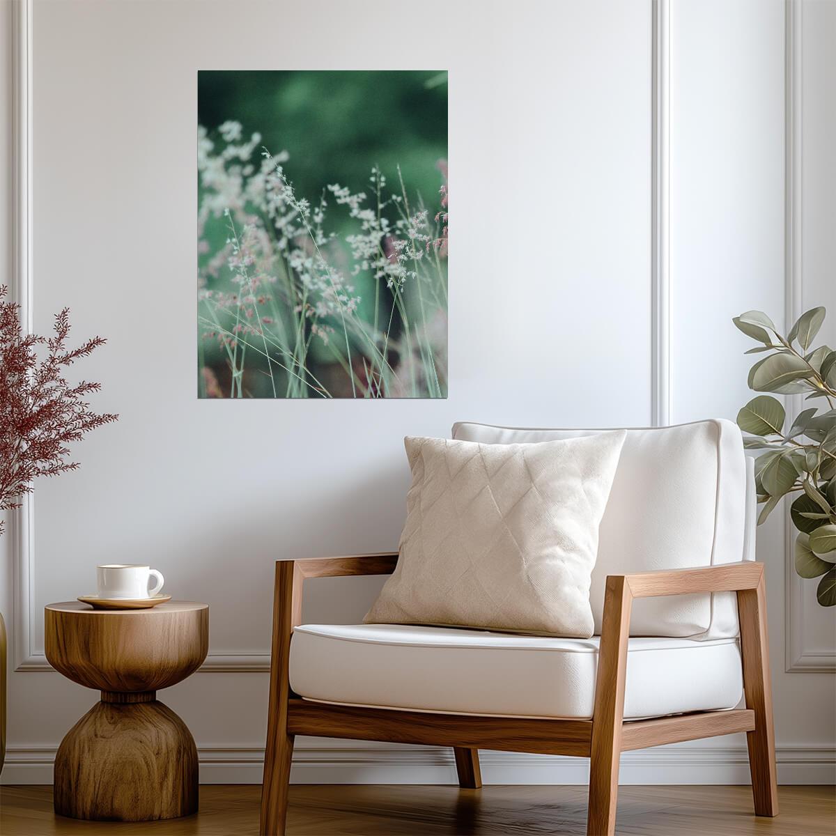 Dreamy Wildflowers | Spring Botanical Photography | Abstract Floral Poster