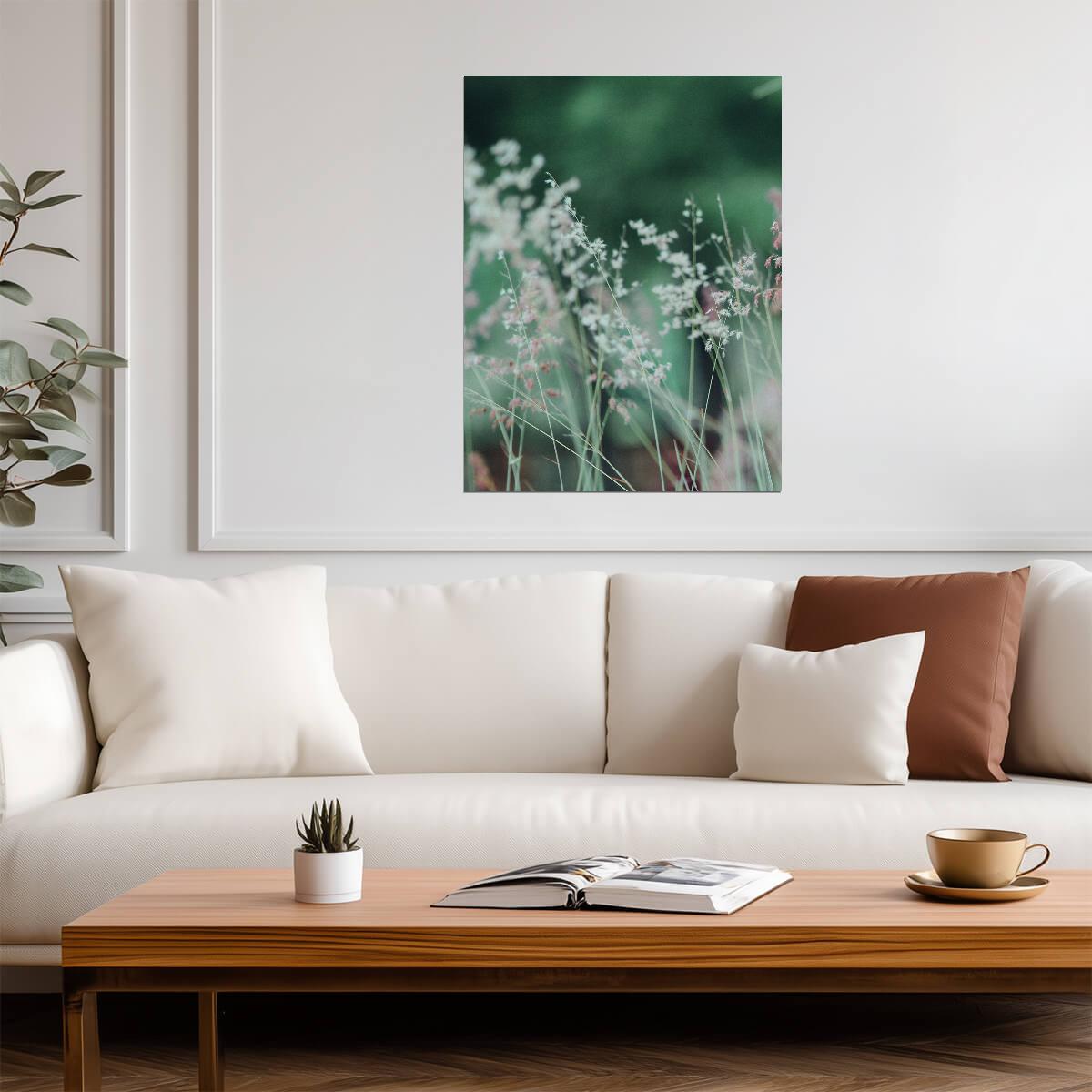 Dreamy Wildflowers | Spring Botanical Photography | Abstract Floral Poster
