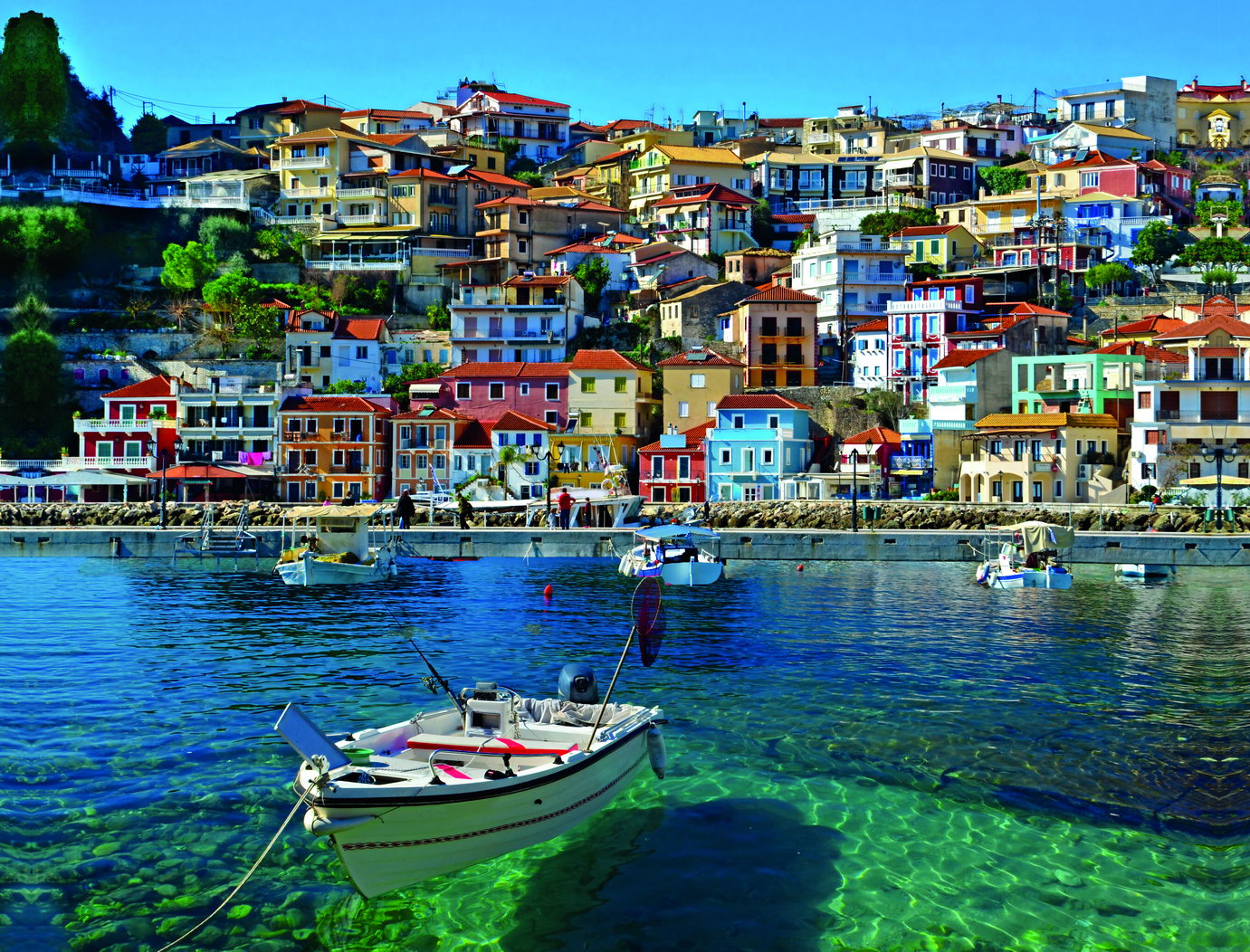 Colorful Italian Coastal Village | Seaside Photography Print | Vibrant Travel Poster